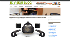Desktop Screenshot of 3dvision-blog.com